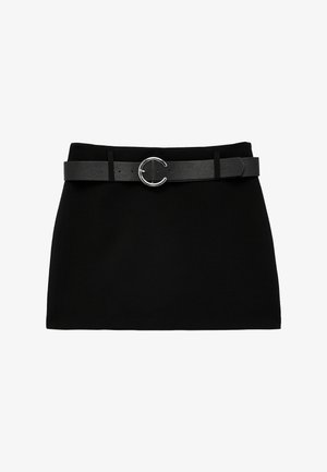 Koton, MINI SKIRT WITH SHORTS . - Short - black