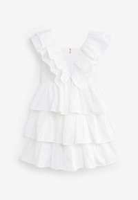 Baker by Ted Baker FRILLED BRODERIE REGULAR FIT - Rochie cocktail/Rochie petrecere - white