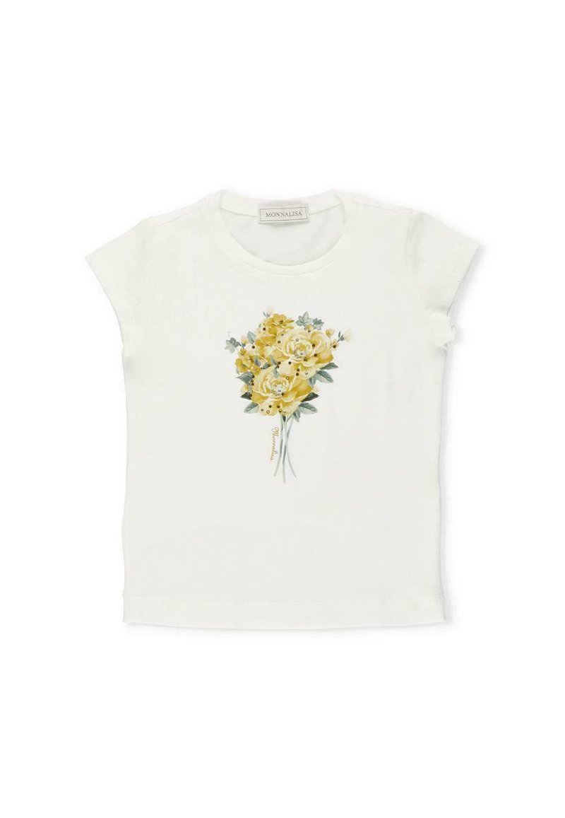 Monnalisa T-shirt print wit