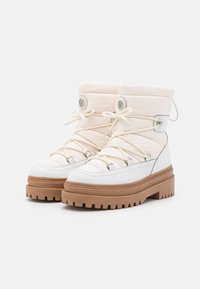 Walk London CLARISSA SNOW BOOT - Botas de tornozelo com plataforma - off white