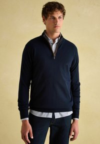 Tom Joule REGULAR FIT - HILLSIDE QUARTER ZIP - Džemperis - navy blue