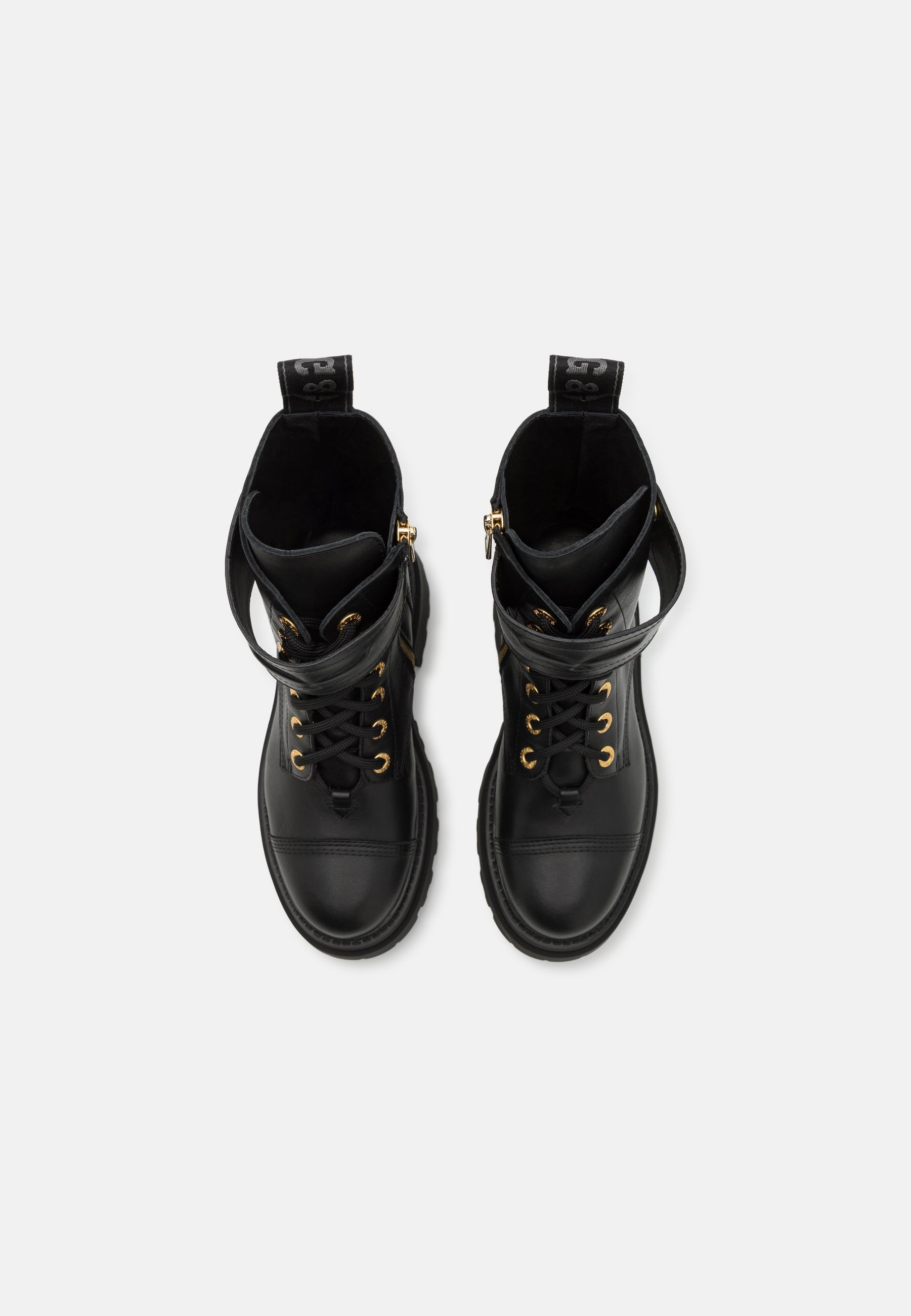 Zadig & Voltaire JOE RIDE SEMY SHINY - Lace-up ankle boots - noir