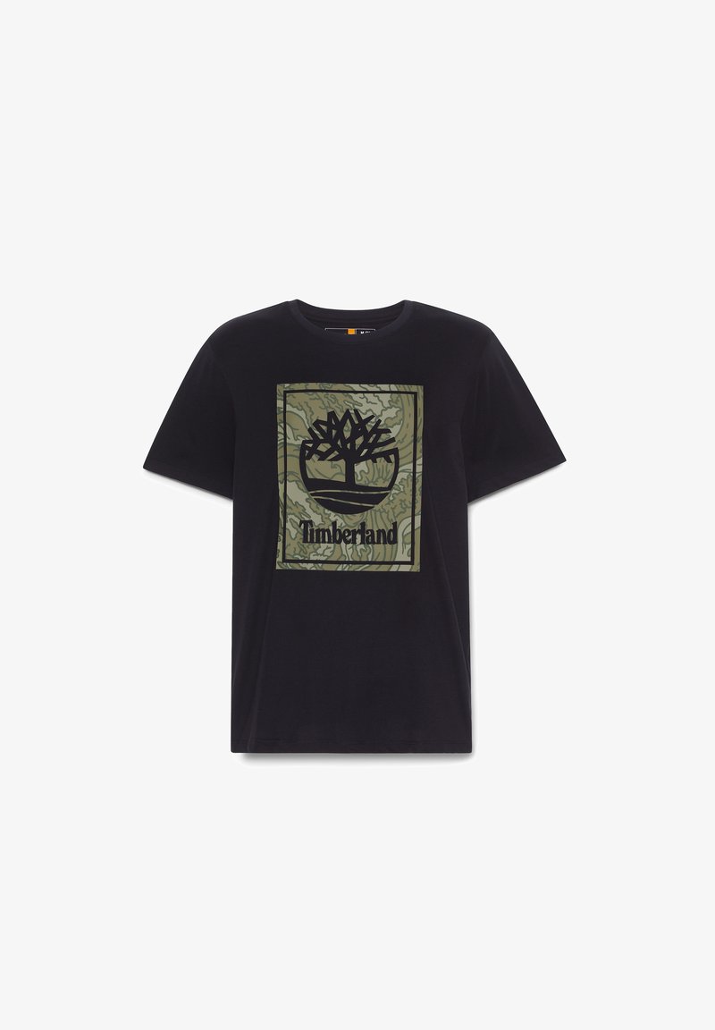 Timberland CAMO T-shirt print black/zwart - Main Image