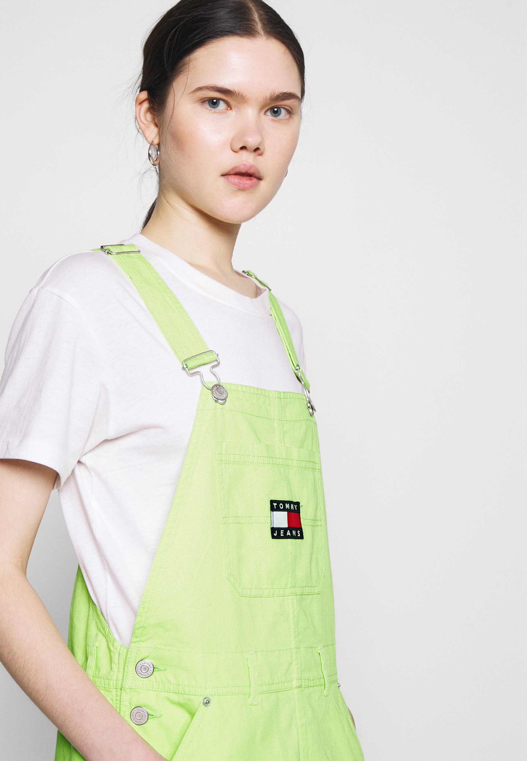 Lime green dungarees Clearance