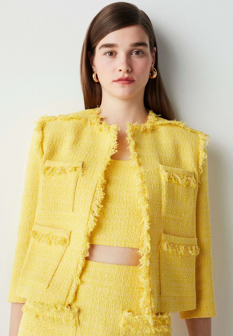 Ipekyol TWEED Leichte Jacke yellow/gelb Zalando.at