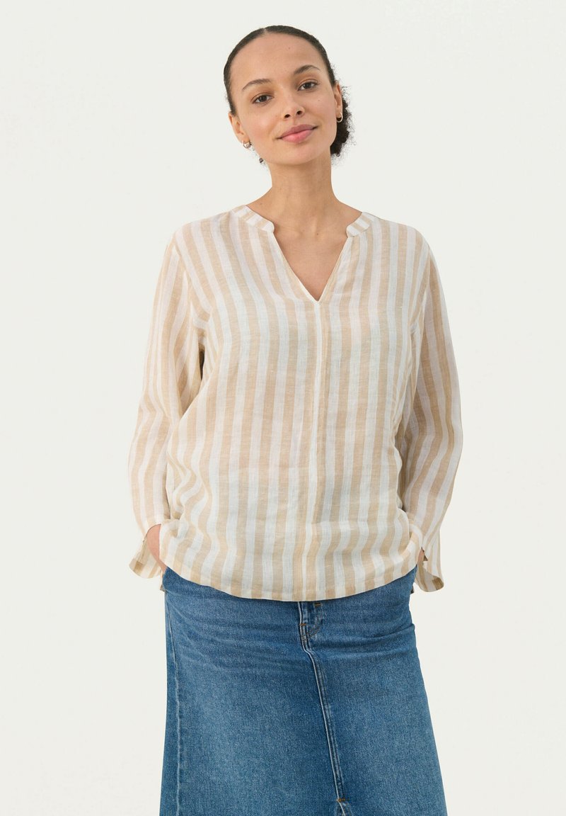 Part Two GERTHAPW BL - Tuniek - white pepper stripe
