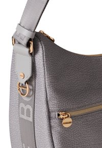 Borbonese LUNA MEDIUM CON ZIP - Cross body bag - cloud