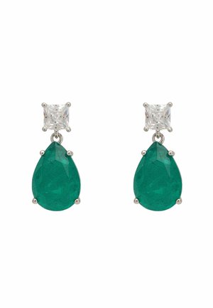 COLOMBIAN EMERALD DROP  - Earrings - green