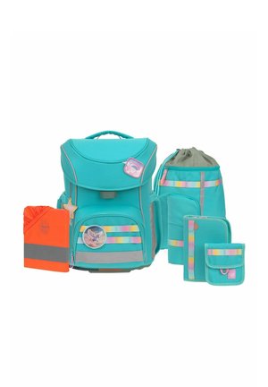 UNIQUE  SET SLIM 7-TEILIG - Set d'écolier - turquois