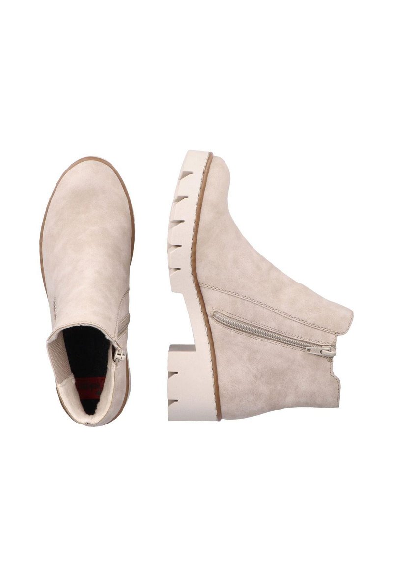 Rieker Y5065 sleehak enkellaarsjes voor dames, losse inlegzool