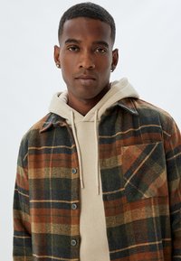 Koton PLAID - Camisa - orange