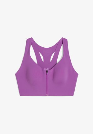 SHAPELUXE - Tvirtai krūtinę prilaikanti sportinė liemenėlė - wild berry