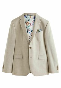 SLIM FIT MOTIONFLEX TWO BUTTON - Bleizers - stone