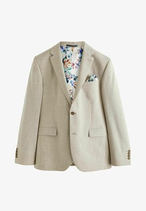 SLIM FIT MOTIONFLEX TWO BUTTON - Americana - stone