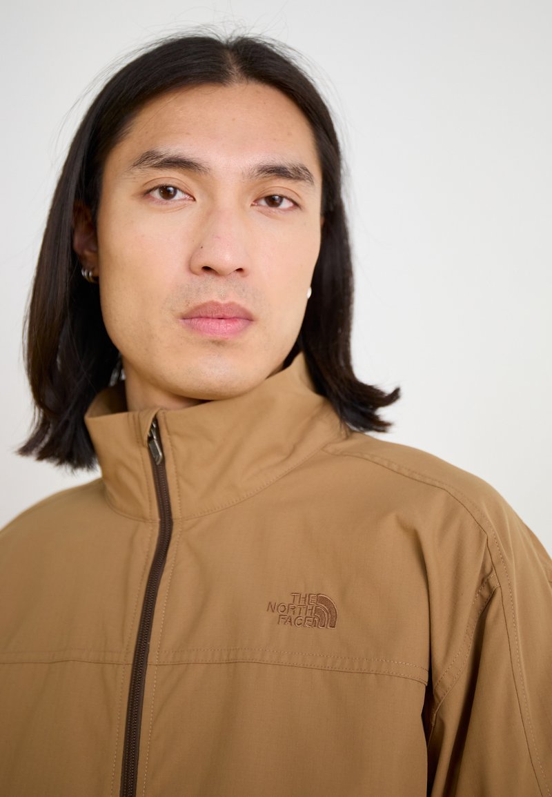 Veste Coupe-vent Eddie Bauer Femme – Marron, Taille L – Légère, Capuche, Nylon
