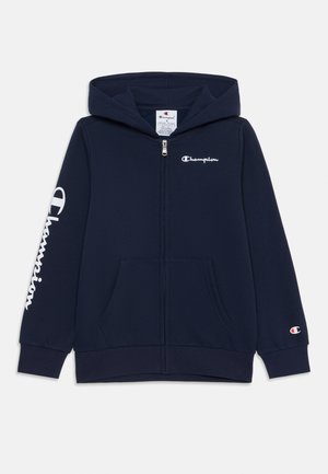 ICONS CONTRAST FULL ZIP HOODIE UNISEX - Sweat zippé - dark blue