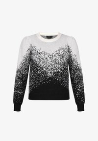 Unausgewählt, wollweiss schwarz