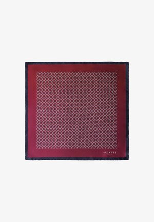 Hackett London NEAT HANK - Pocket square - burgundy red