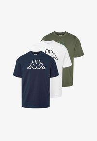 Valgt, blue red green