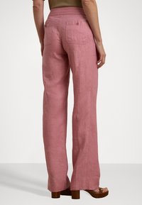 Lauren Ralph Lauren JOVONIE LINEN WIDE LEG PANT - Calças - rose mauve
