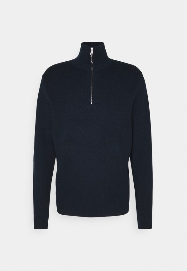 GUNAN TURTLE NECK ZIP - Jumper - sky captain