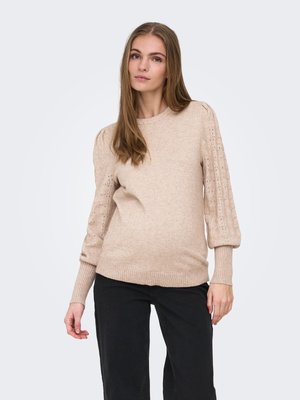 ONLY MATERNITY OLMMATTI - Pulover - mocha meringue