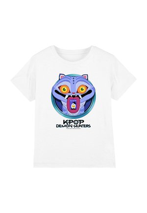K-POP DEMON HUNTERS - CARTOON DERPY SAVE THE DATE - Print T-shirt - white
