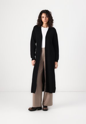 OBJMALENA LONG CARDIGAN - Cardigan - black