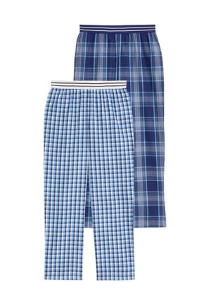 Marks & Spencer 2PK CHECKED - Pyjamasbyxor - blue mix