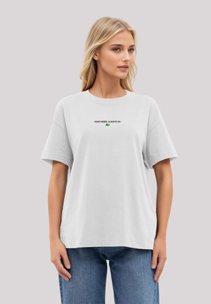 F4NT4STIC MOM MAMA MUTTERTAG MODE ALWAYS ON BESTICKT - Print T-shirt - weiß