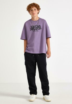 Lindex, LINDEX JOGGERS WITH FLAP POCKETS LINDEX - Cargobukser - black