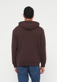 Calvin Klein Jeans GRAPHIC HOODIE - Φούτερ - rich brown
