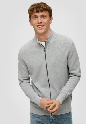 Cardigan - grau meliert