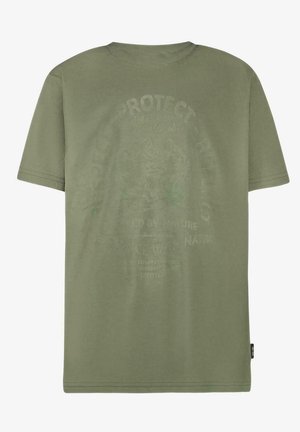 Cars Jeans CLASO - T-shirt print - army