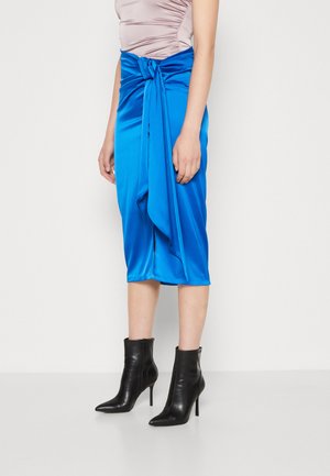 WAL G. QUEENIE KNOT SKIRT - Puzdrová sukňa - electric blue