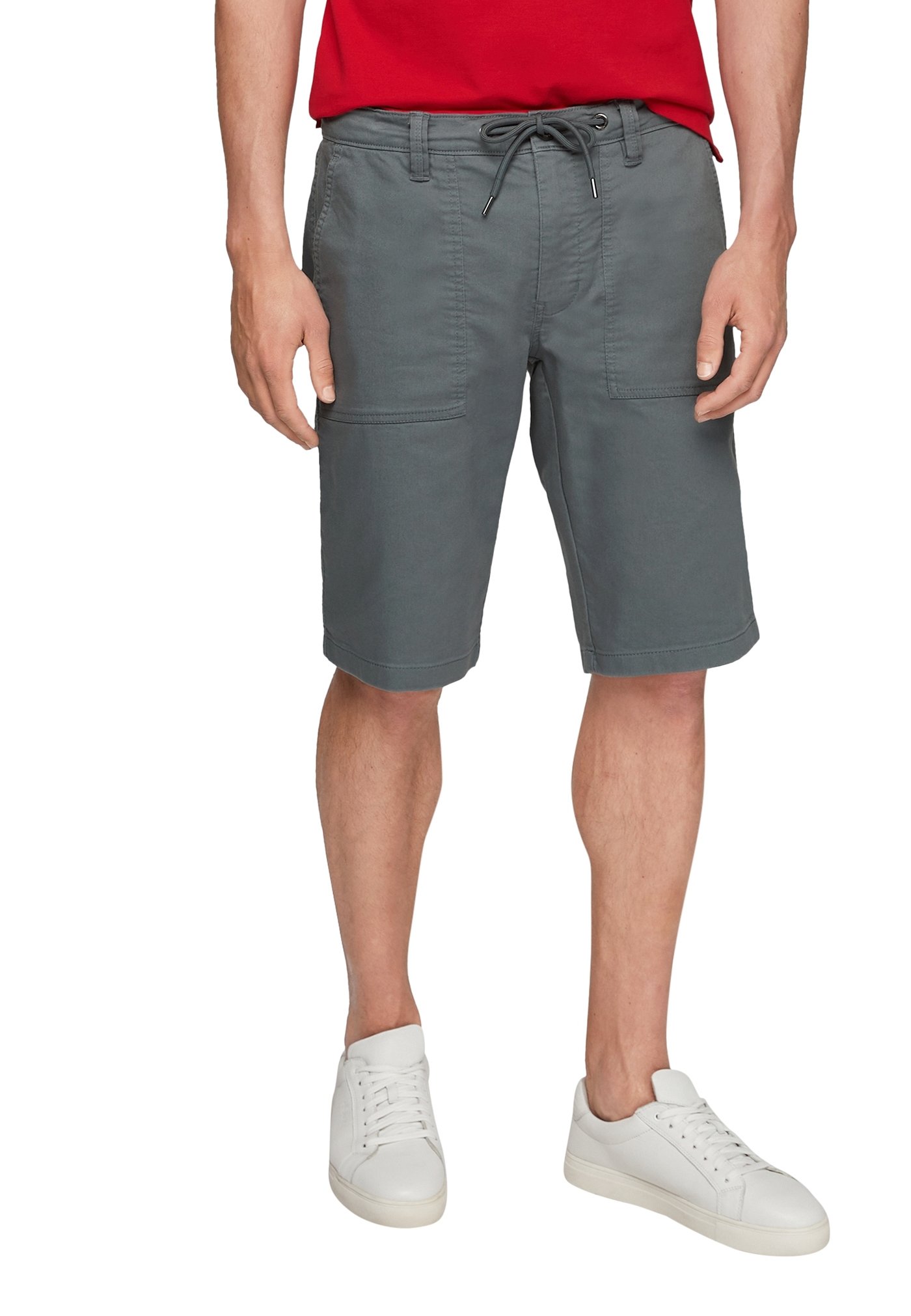 s.Oliver BERMUDA STYLE JOGGING - Shorts - grey/Grijs - Zalando.nl