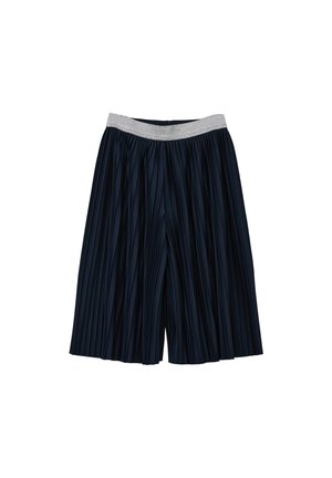 s.Oliver CULOTTE MIT PLISSEEFALTEN - Trousers - navy