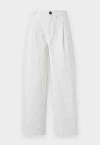 ELPHABA TROUSERS - Jeans relaxed fit - white