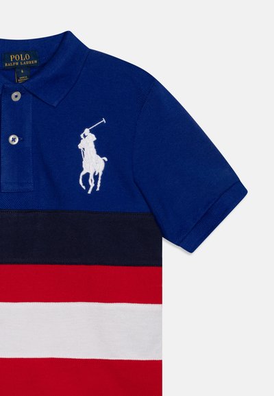 Polo Ralph Lauren BIG PONY COTTON MESH POLO SHIRT - Polo marškinėliai - red/multi-coloured