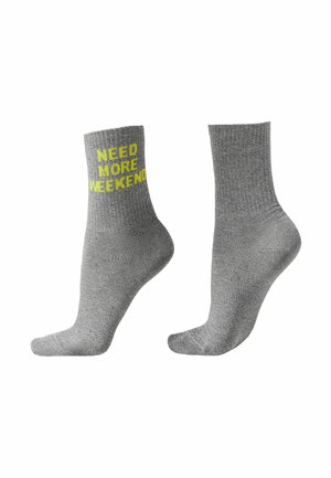 GLITTER PRINT - Socken - grey