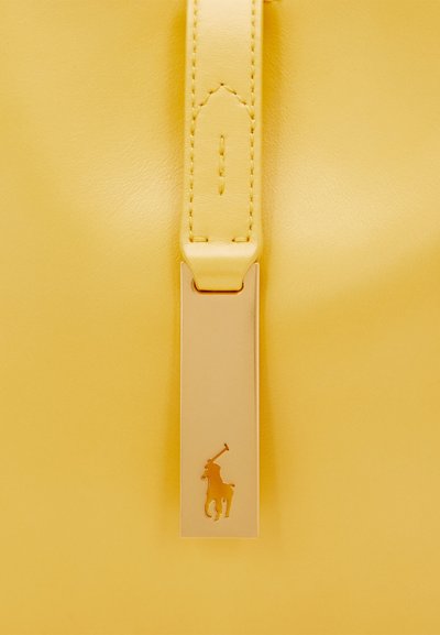 Polo Ralph Lauren POLO ID LEATHER SMALL SHOULDER BAG - Geantă crossbody - mustard