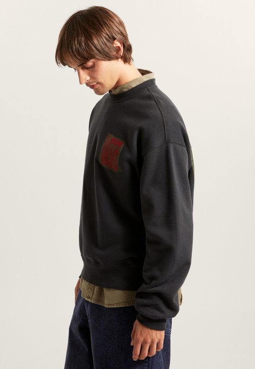 Vans STRETCH STACK CRACKLE CREW - Sudadera - black — photo 4