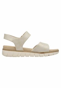 s.Oliver Wedge sandals - champagne