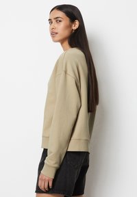 Marc O'Polo DENIM CREWNECK - Sweatshirt - light beige