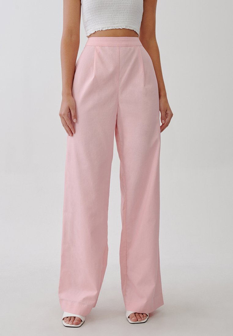 TUSSAH DREW TROUSERS - Auduma bikses - pale pink