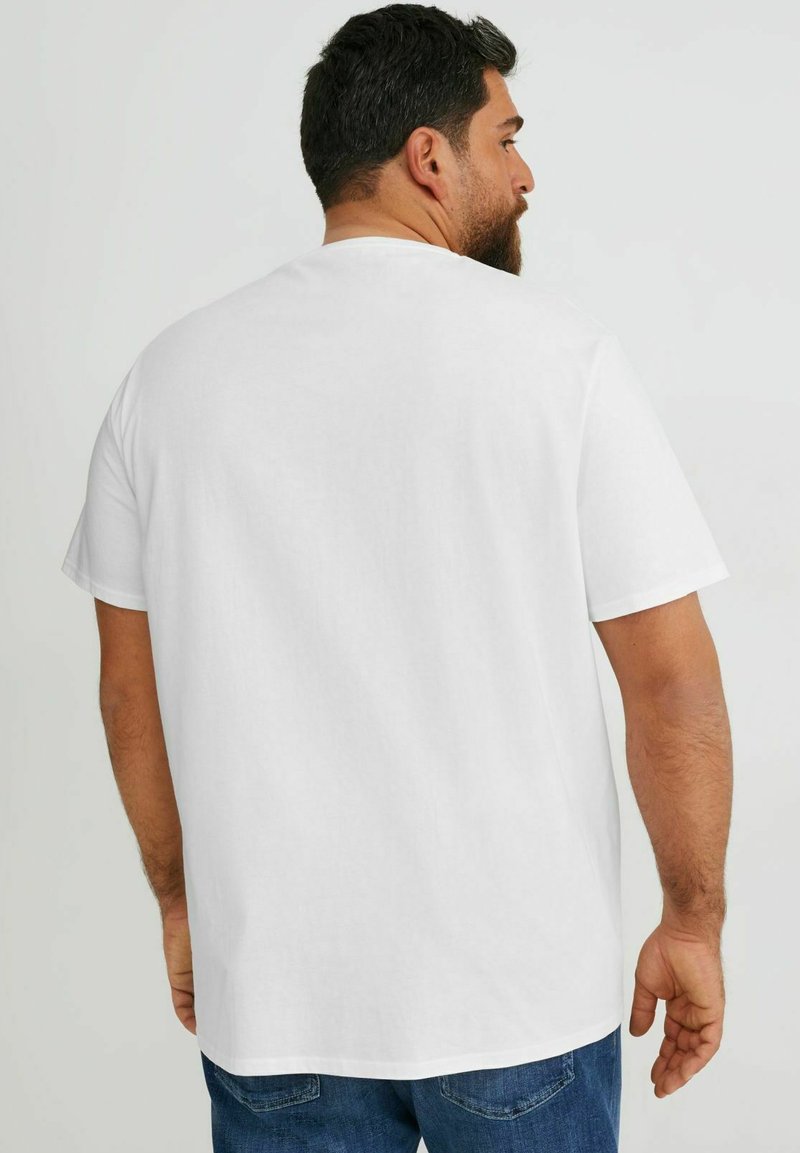 Herren T-Shirts basic | C&A 2 PACK T-Shirt basic white/weiß - GI10937 Herren T-Shirts basic | C&A 2 PACK T-Shirt basic white/weiß - GI10937