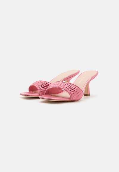 Loeffler Randall NAIMA GATHERED BAND MID HEEL MULE - Sandaler - rose