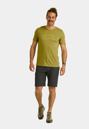 BRENTA - Outdoor Shorts - black raven