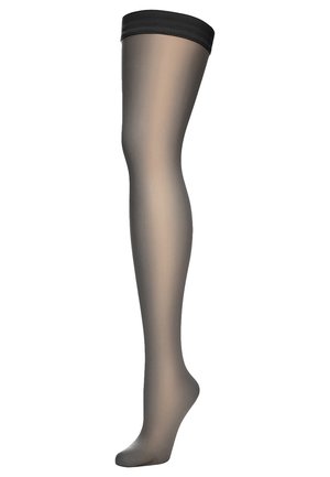 Wolford INDIVIDUAL STAY-UP - Overkneestrumpor - black