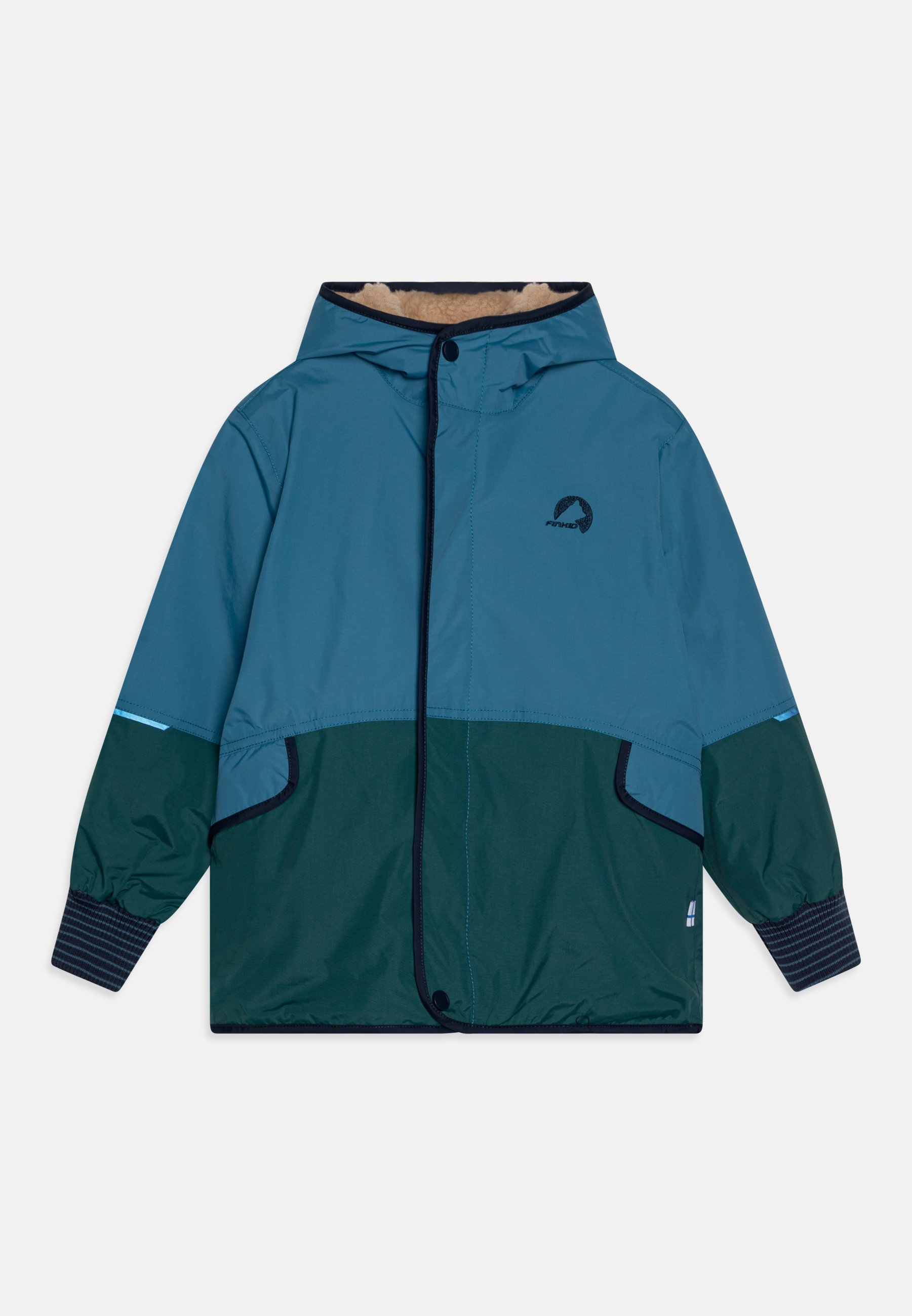 Finkid MOSKA MUKKA UNISEX Snowboardjacke seaport/navy/petrol